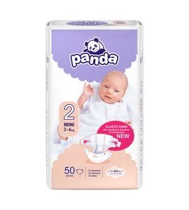 BELLA BABY PANDA 2 MINI 3-6KG 50KS - JEDNORÁZOVÉ PLENY - PŘEBALOVÁNÍ