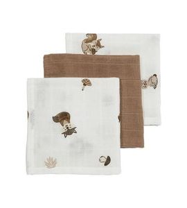 MEYCO MUŠELÍNOVÁ PLENA-ŽÍNKA 3-BALENÍ - FOREST ANIMALS TOFFEE - LÁTKOVÉ PLENY ALL IN ONE - PŘEBALOVÁNÍ