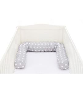 FILLIKID MANTINEL VÁLEC DO POSTÝLKY JERSEY DOTS GREY 190 CM - MANTINELY - SPINKÁNÍ