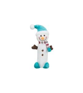 TRIXIE XMAS SNOWMAN, PLYŠOVÝ SNĚHULÁK S PET LAHVÍ UVNITŘ, 38 CM - PLYŠOVÉ HRAČKY PRO PSY - CHOVATELSKÉ POTŘEBY MALVÍKZOO