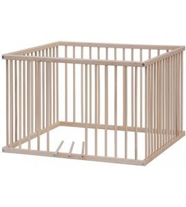 SCARLETT DĚTSKÁ DŘEVĚNÁ OHRÁDKA BELA PŘÍRODNÍ 100X100CM - OHRÁDKY - KOUPÁNÍ A ZDRAVÍ