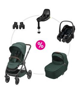 MAXI-COSI OXFORD KOČÁREK + KORBIČKA SENSE + AUTOSEDAČKA PEBBLE S + ZÁKLADNA + ADAPTÉRY - DVOJKOMBINACE - KOČÁRKY A PŘÍSLUŠENSTVÍ