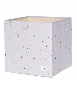 3 SPROUTS ÚLOŽNÝ BOX RECYCLED TERRAZZO/LIGHT GRAY - BOXY NA HRAČKY - SPINKÁNÍ