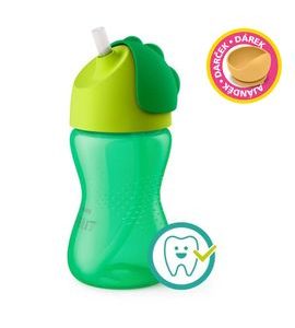 PHILIPS AVENT HRNEČEK S OHEBNÝM BRČKEM 300 ML DÍVKA+DÁREK PETITE&MARS MISKA 6M+ - DĚTSKÉ HRNEČKY - KRMENÍ