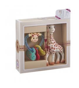 VULLI DÁRKOVÝ SET - ŽIRAFA SOPHIE + CHRASTÍTKO - KOUSÁTKA - PRO DĚTI
