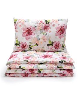 T-TOMI POVLEČENÍ DO POSTÝLKY WATERCOLOR FLOWERS - POVLEČENÍ DO POSTÝLKY - SPINKÁNÍ