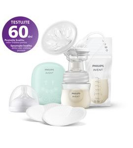 PHILIPS AVENT ODSÁVAČKA MATEŘSKÉHO MLÉKA ELEKTRICKÁ SADA ESSENTIAL SCD323/20 - ODSÁVAČKY MATEŘSKÉHO MLÉKA - KRMENÍ