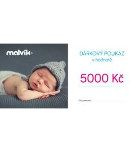 ELEKTRONICKÝ DÁRKOVÝ POUKAZ 5.000 KČ - DÁRKOVÉ POUKAZY - PRE MAMIČKY