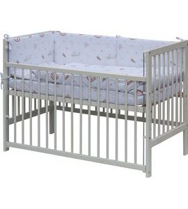 SCARLETT DĚTSKÁ POSTÝLKA S KOMPLETNÍ VÝBAVOU SCARLETT 120 X 60 CM - MONTA - DŘEVĚNÉ POSTÝLKY - SPINKÁNÍ