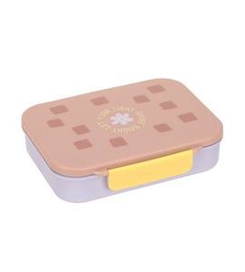 LÄSSIG SVAČINOVÝ BOX BENTO PATTERN PARTY ROSE/LILAC - USKLADNĚNÍ JÍDLA - KRMENÍ