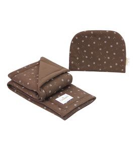 EMITEX SOUPRAVA DO KOČÁRKU BROWN - PEŘINKY DO KOČÁRKU - KOČÁRKY A PŘÍSLUŠENSTVÍ