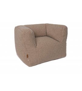 JOLLEIN KŘESLO DĚTSKÉ BEANBAG TEDDY WARM SAND - KŘESÍLKA - SPINKÁNÍ