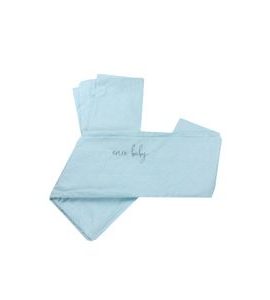 ENIE BABY POVLEČENÍ BAVLNĚNÉ DOTS BLUE 100X135 A 40X60 CM - POVLEČENÍ DO POSTÝLKY - SPINKÁNÍ