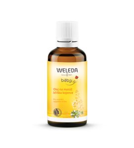 WELEDA OLEJ NA MASÁŽ BŘÍŠKA KOJENCE 50ML - ŠAMPONY A KOSMETIKA - KOUPÁNÍ A ZDRAVÍ