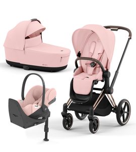 CYBEX PRIAM 4.0 2023 SADA COMFORT 5V1 ROSE GOLD PODVOZEK + POTAH SEZENÍ + KORBA LUX + CLOUD T PLUS + BASE T - KOMBINACE S PŘÍSLUŠENSTVÍM - KOČÁRKY A PŘÍSLUŠENSTVÍ