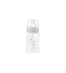 KIKKABOO KOJENECKÁ LÁHEV 240ML 3M+ JUNGLE KING MINT - FLAŠTIČKY HRNČEKY - KRMENÍ