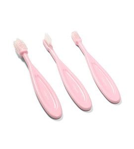 BABYONO KARTÁČEK NA ZUBY 3 KS, ČERVENÝ - ZUBNÍ KARTÁČKY A PASTY - KOUPÁNÍ A ZDRAVÍ