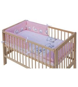 SCARLETT SOUPRAVA DO POSTÝLKY 6-DÍLNÁ TORO RŮŽOVÁ 90X120CM - POVLEČENÍ DO POSTÝLKY - SPINKÁNÍ