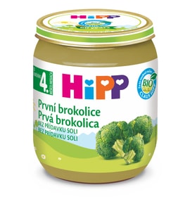 HIPP BIO PRVNÍ BROKOLICE - MASO/ZELENINA - KRMENÍ