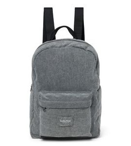 STUDIO NOOS DENIM MIDI BATŮŽEK S PŘEDNÍ KAPSOU GREY - BATOHY A TAŠKY - PRO DĚTI