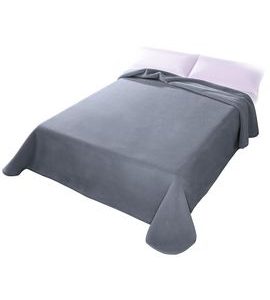 SCARLETT ŠPANĚLSKÁ DEKA 001 ŠEDÁ (51) 220X240CM - DĚTSKÉ DEKY PRO MIMINKA - SPINKÁNÍ