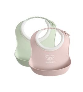 BABYBJÖRN BABY BRYNDÁKY MALÉ 2KS PUDROVĚ ZELENÝ / PUDROVĚ RŮŽOVÝ - BRYNDÁKY - KRMENÍ