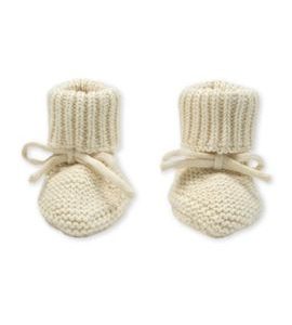 LODGER SLIPPER KNIT BUTTER 0 - 6 MĚSÍCŮ - KOJENECKÉ CAPÁČKY - PRO DĚTI