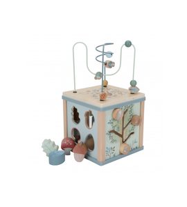 LITTLE DUTCH KOSTKA S AKTIVITAMI DŘEVĚNÁ FOREST FRIENDS - KOSTKY - PRO DĚTI