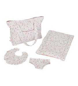 LITTLE DUTCH PŘEBALOVACÍ TAŠKA PRO PANENKY SOFT FLOWERS - LITTLE DUTCH - PRO DĚTI