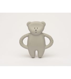 MOONIE KOUSÁTKO PŘÍRODNÍ KAUČUK MEDVÍDEK GREY - KOUSÁTKA - PRO DĚTI