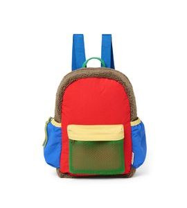 STUDIO NOOS PATCHWORK MIDI BACKPACK - BATŮŽEK FIERY RED - BATOHY A TAŠKY - PRO DĚTI