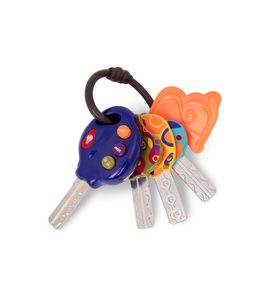 B-TOYS ELEKTRONICKÉ KLÍČKY LUCKEYS MODRÉ - HRAČKY SE ZVUKY - PRO DĚTI