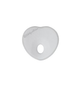 KIKKABOO ERGONOMICKÝ POLŠTÁŘEK Z PAMĚŤOVÉ PĚNY HEART AIRKNIT GREY - POLŠTÁŘKY PRO MIMINKA (PODHLAVNÍČKY) - SPINKÁNÍ