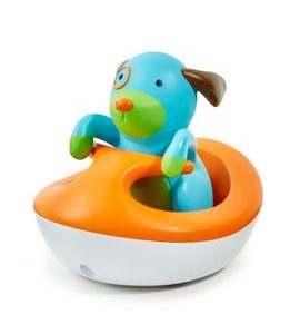SKIP HOP ZOO HRAČKA DO VODY - PEJSEK NA VODNÍM SKÚTRU 12M+ - HRAČKY DO VANY - PRO DĚTI