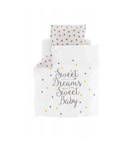 TRÄUMELAND POVLEČENÍ DO KOLÉBKY 80/80 + 35/40 STERNENTRAUM GELB - POVLEČENÍ DO POSTÝLKY - SPINKÁNÍ