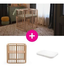 STOKKE® NIGHTI™ MINI POSTÝLKA + MATRACE - DŘEVĚNÉ POSTÝLKY - SPINKÁNÍ
