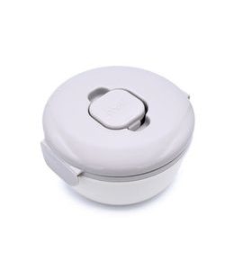 MELII BENTO KRABIČKA NA SALÁT A SVAČINU 1600 ML - ŠEDÁ - USKLADNĚNÍ JÍDLA - KRMENÍ