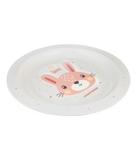 CANPOL BABIES TALÍŘ PLASTOVÝ CUTE ANIMALS ZAJÍC - MISKY, TALÍŘKY A PODLOŽKY - KRMENÍ