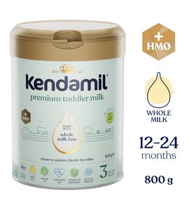 KENDAMIL PREMIUM 3 HMO+ (800 G) - KOJENECKÁ MLÉKA - KRMENÍ