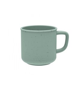 KIKKABOO HRNEK PLATINUM SILICONE SAGE - DĚTSKÉ HRNEČKY - KRMENÍ