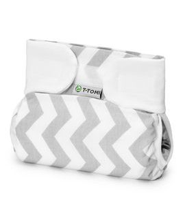 T-TOMI ORTOPEDICKÉ ABDUKČNÍ KALHOTKY - SUCHÝ ZIP GREY ZIG-ZAG (3-6KG) - PLENKOVÉ KALHOTKY - PŘEBALOVÁNÍ