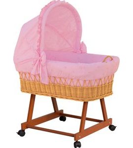 SCARLETT PROUTĚNÝ KOŠ PRO MIMINKO S BOUDIČKOU MÉĎA RŮŽOVÝ - KOŠÍKY A KOLÉBKY - SPINKÁNÍ