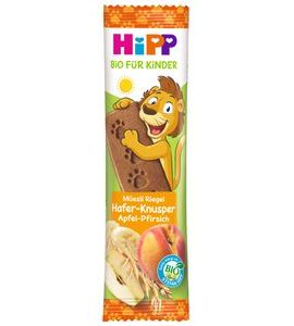 HIPP BIO MÜSLI TYČINKA JABLKO-BROSKEV - TYČINKY/SUŠENKY - KRMENÍ