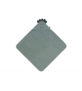 JOLLEIN OSUŠKA S KAPUCÍ FROTÉ 75X75CM JUNGLE JAMBO CROCO - OSUŠKY A DĚTSKÉ ŽUPANY - KOUPÁNÍ A ZDRAVÍ