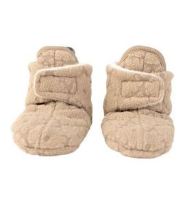 LODGER SLIPPER FOLKLORE FLEECE BEIGE 6 - 12 MĚSÍCŮ - KOJENECKÉ CAPÁČKY - PRO DĚTI