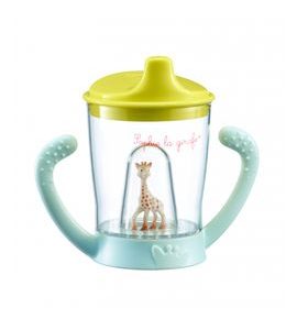 VULLI NETEKOUCÍ HRNEČEK ŽIRAFA SOPHIE, 180ML - DĚTSKÉ HRNEČKY - KRMENÍ