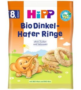 HIPP ŠPALDOVO-OVESNÁ KOLEČKA 30G - TYČINKY/SUŠENKY - KRMENÍ