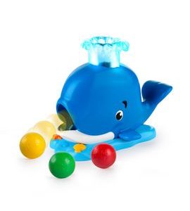 BRIGHT STARTS HRAČKA HUDEBNÍ SVĚTELNÁ VELRYBA POPPER 6M+ - HRAČKY SE ZVUKY - PRO DĚTI