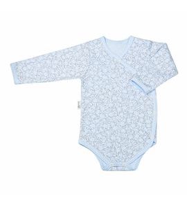 ESITO DĚTSKÉ BODY ZAVINOVACÍ ZÁJA SOFT BLUE - MODRÁ / 50 - BODY - PRO DĚTI