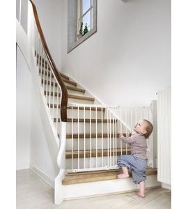 BABYDAN ZÁBRANA FLEXI FIT KOV BÍLÁ 67-105,5 CM ŠROUBOVACÍ - BEZPEČNOST DĚTÍ V DOMÁCNOSTI - KOUPÁNÍ A ZDRAVÍ